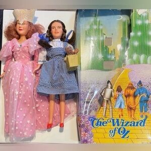 WIZARD OF OZ DOROTHY & GLENDA THE GOOD WITCH  TOYS CORP. 50th ANNI. DOLLS Box